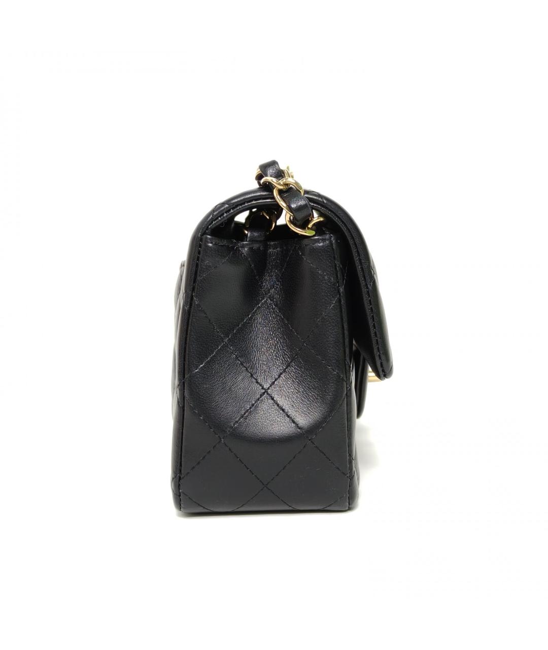 CHANEL Черная кожаная сумка через плечо, фото 3