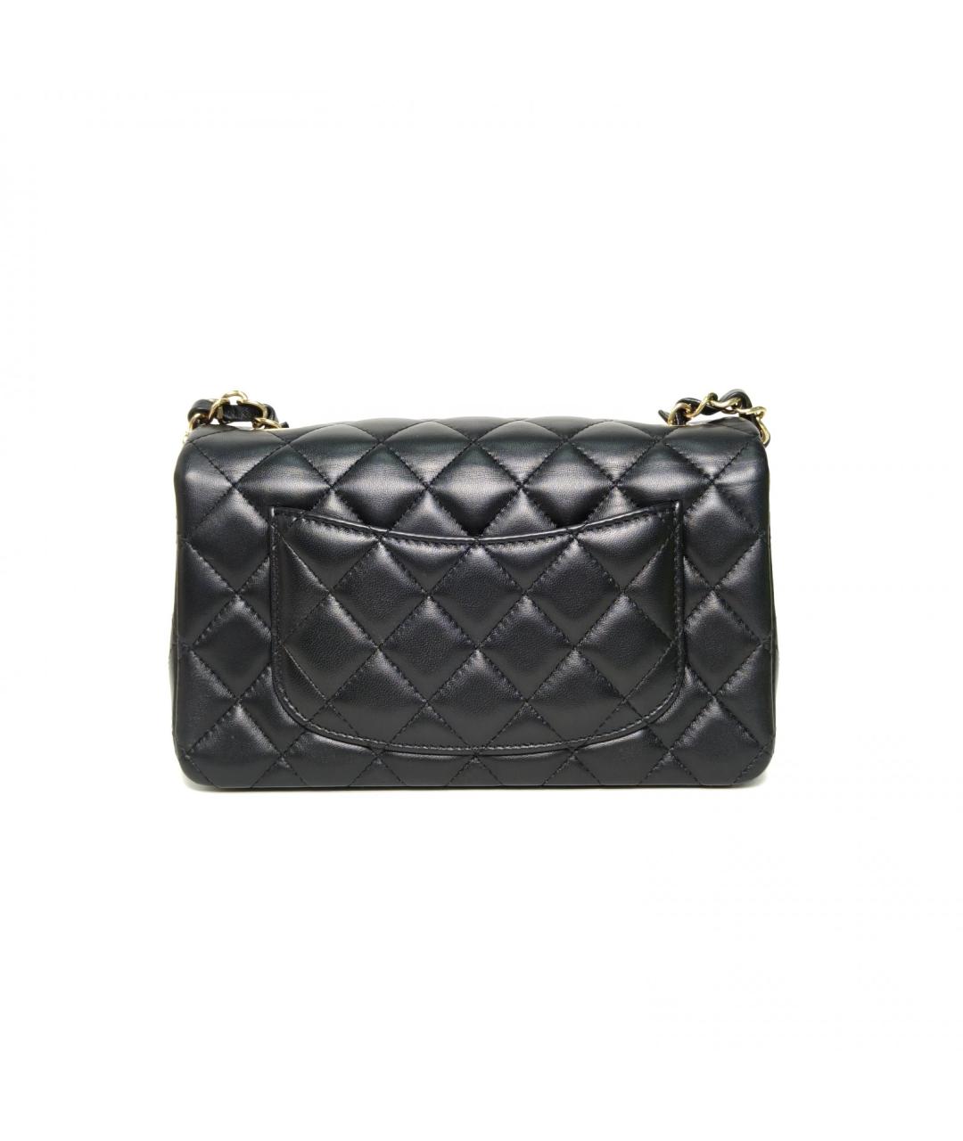 CHANEL Черная кожаная сумка через плечо, фото 4