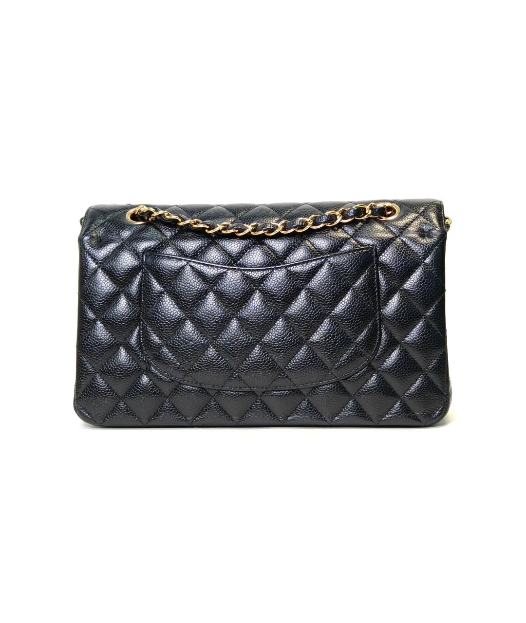 CHANEL Черная кожаная сумка через плечо, фото 4