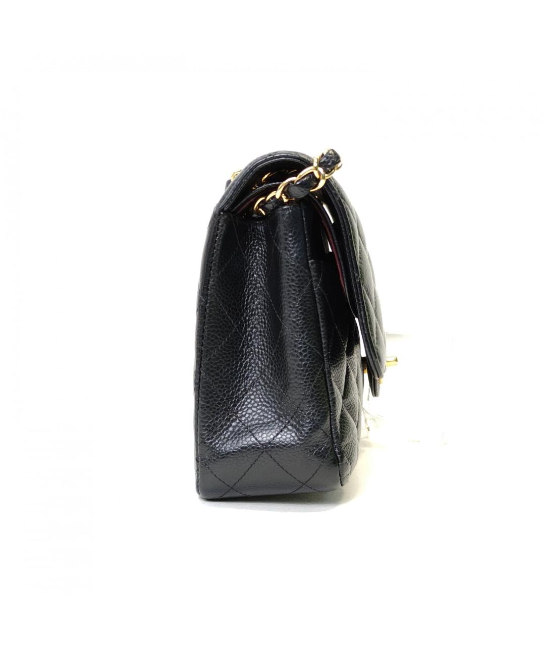 CHANEL Черная кожаная сумка через плечо, фото 3