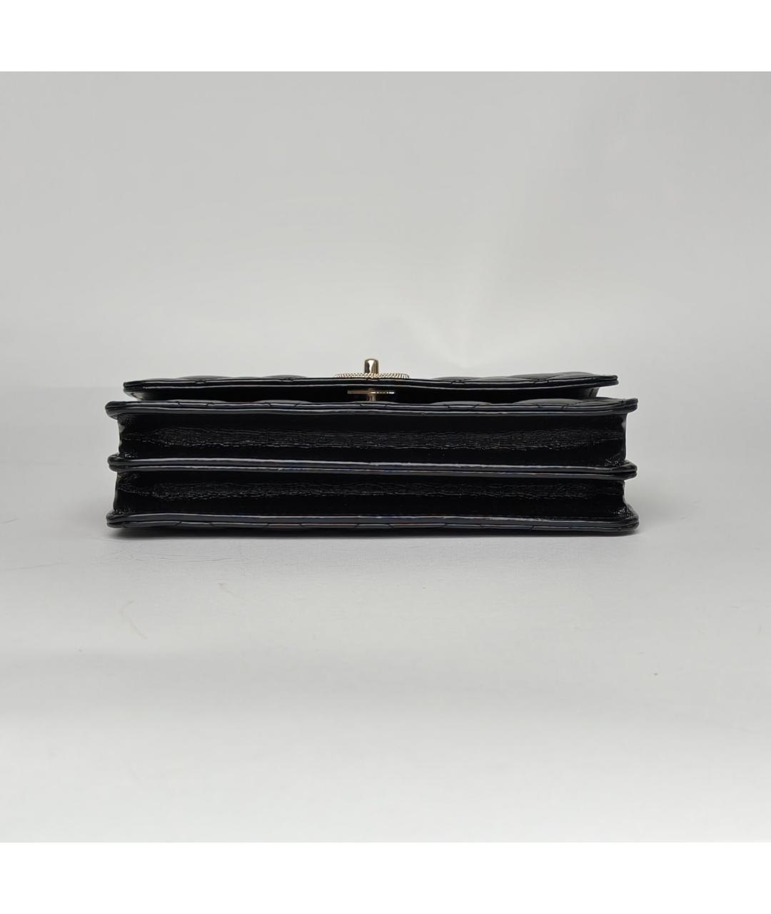 CHANEL Черная кожаная сумка через плечо, фото 5