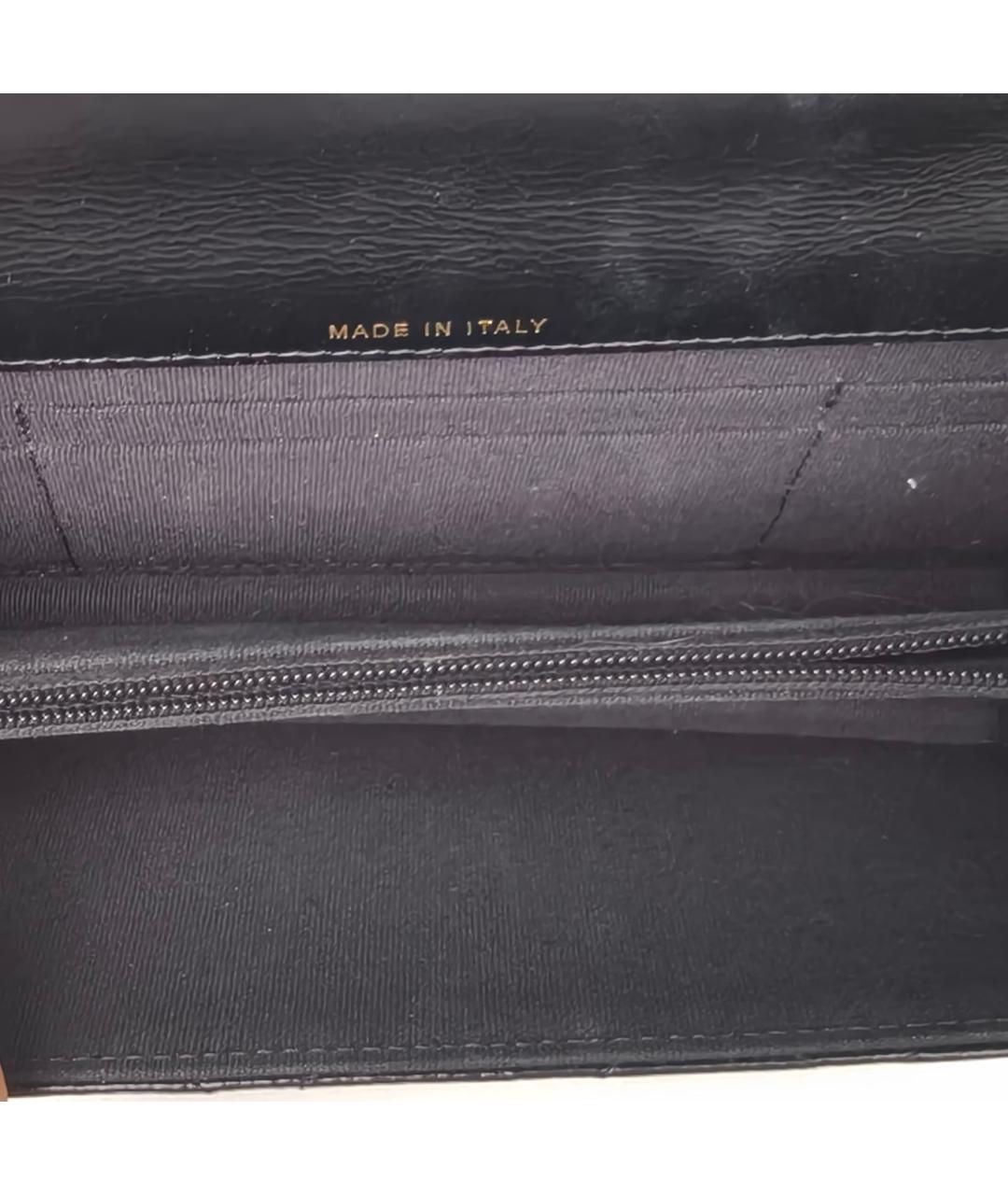 CHANEL Черная кожаная сумка через плечо, фото 6