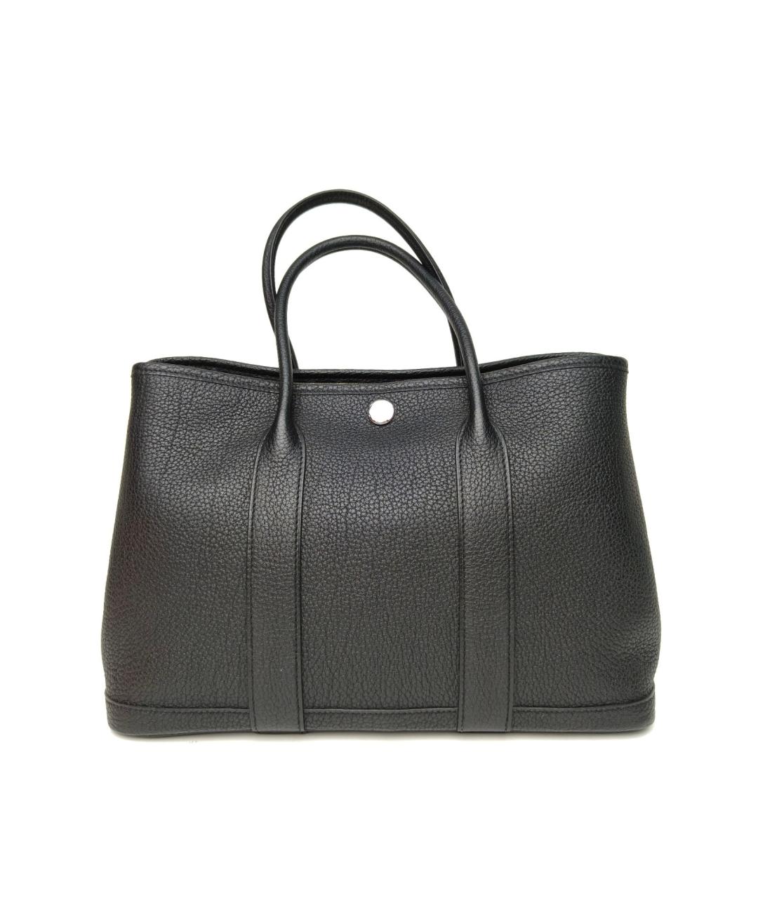 HERMES Черная кожаная сумка через плечо, фото 4