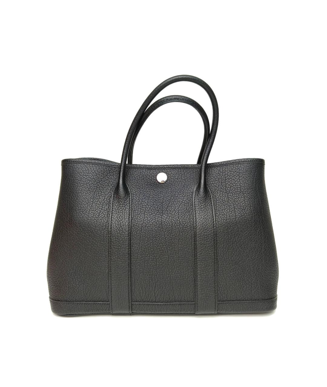 HERMES Черная кожаная сумка через плечо, фото 2