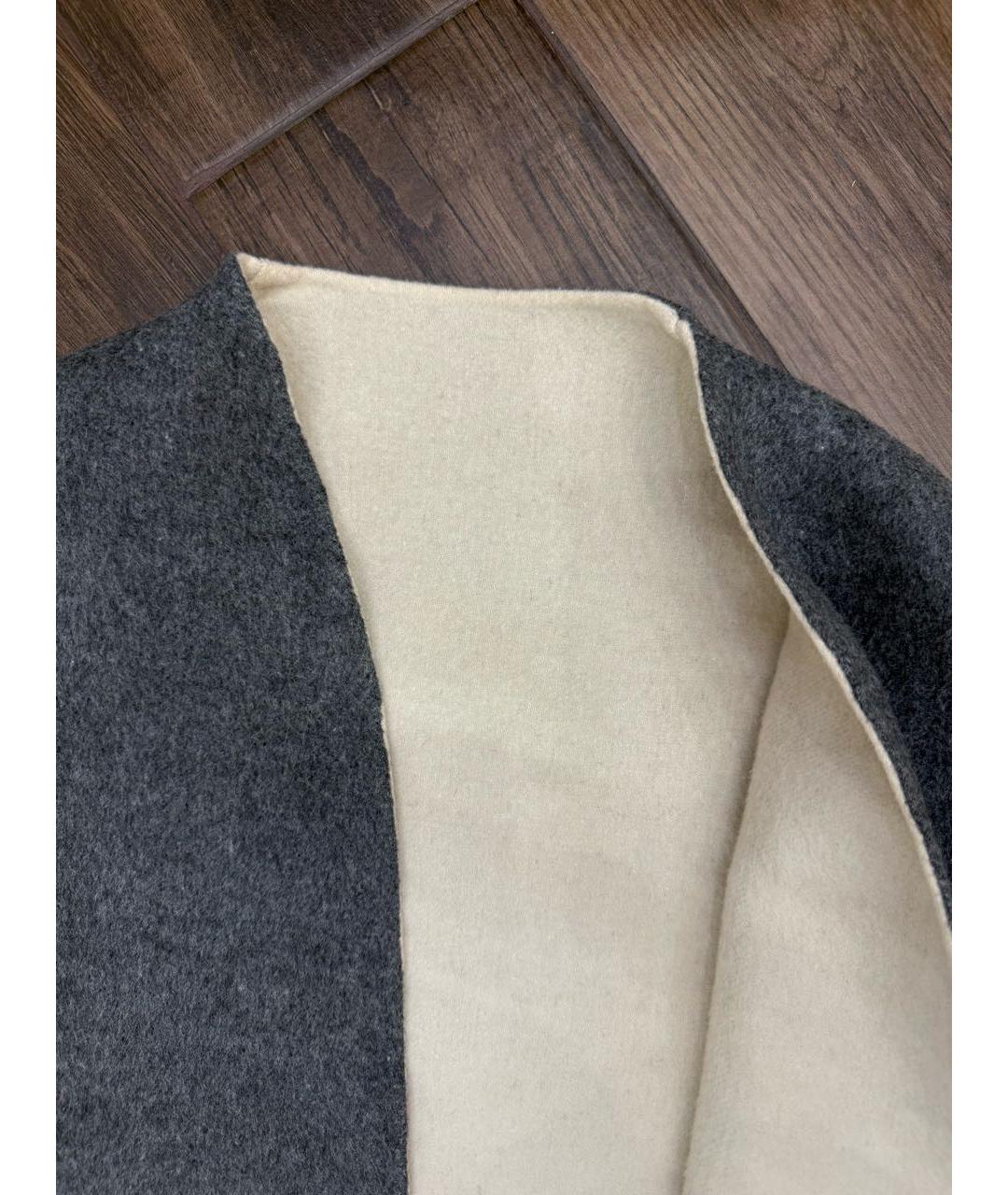 PINKO Серое шерстяное пальто, фото 4