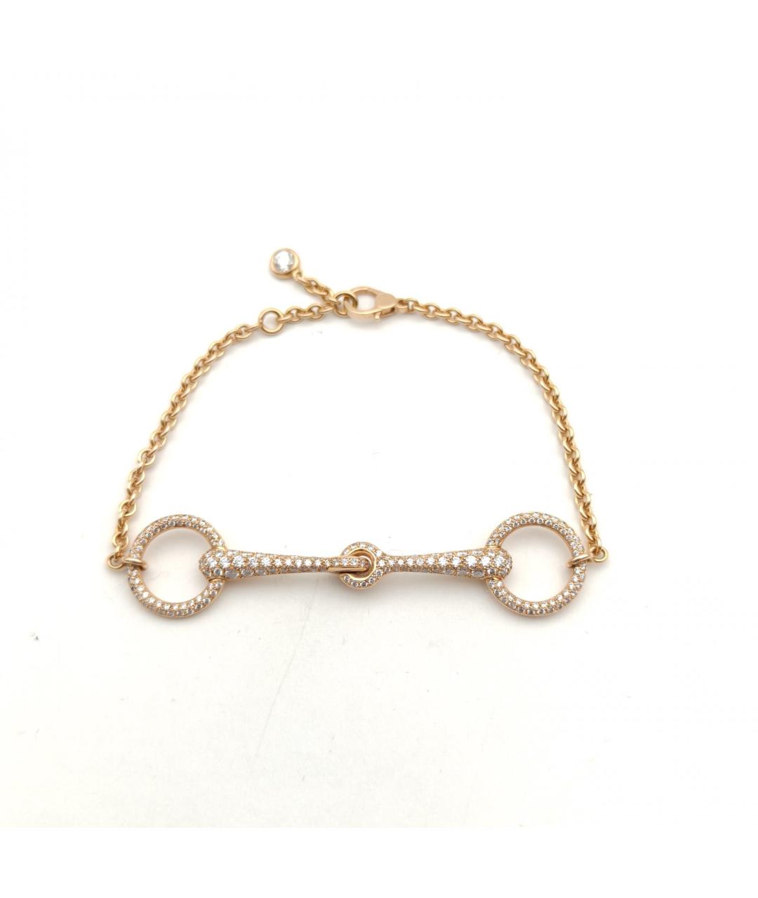 HERMES Золотой браслет из розового золота, фото 2