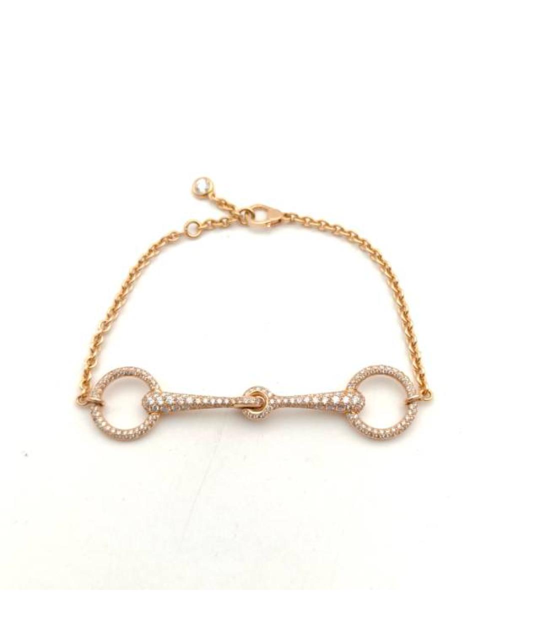 HERMES Золотой браслет из розового золота, фото 1