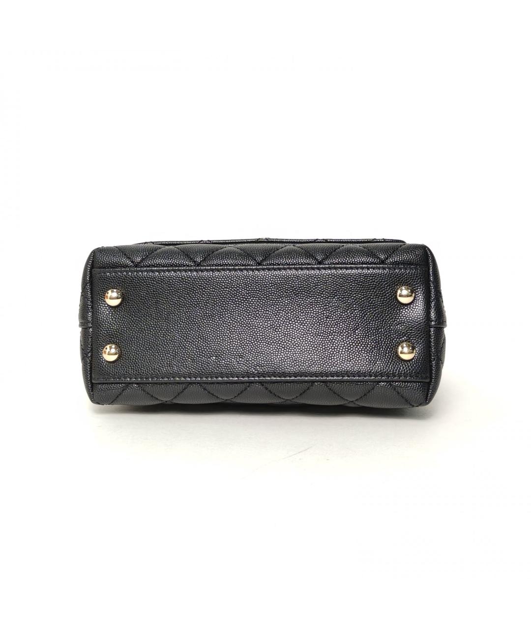 CHANEL Черная кожаная сумка через плечо, фото 6