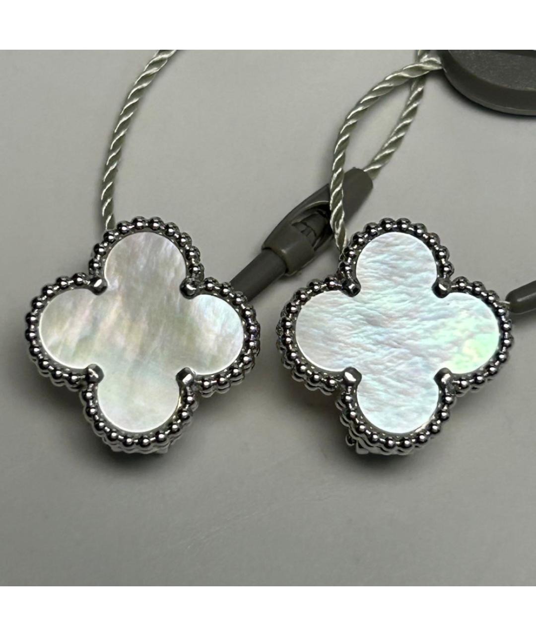 VAN CLEEF & ARPELS Серебряные серьги из белого золота, фото 3