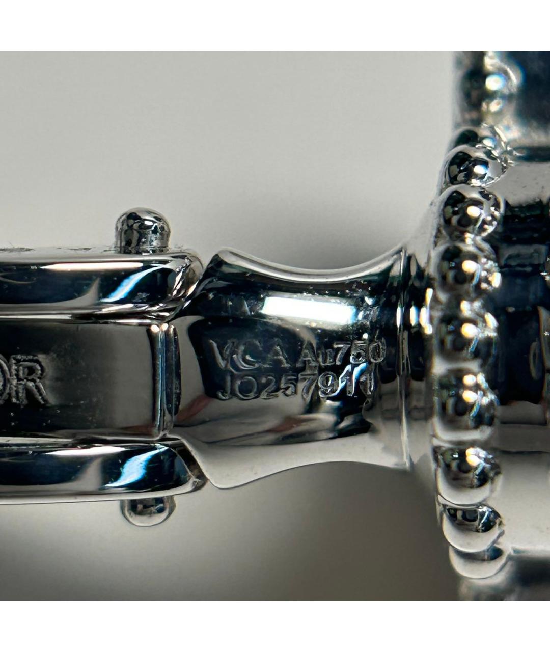 VAN CLEEF & ARPELS Серебряные серьги из белого золота, фото 4