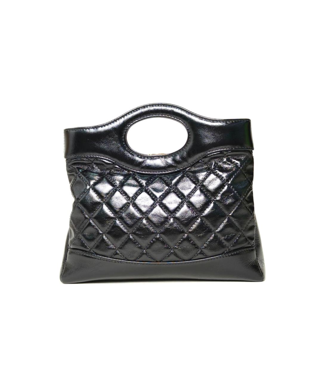 CHANEL Черная кожаная сумка через плечо, фото 4