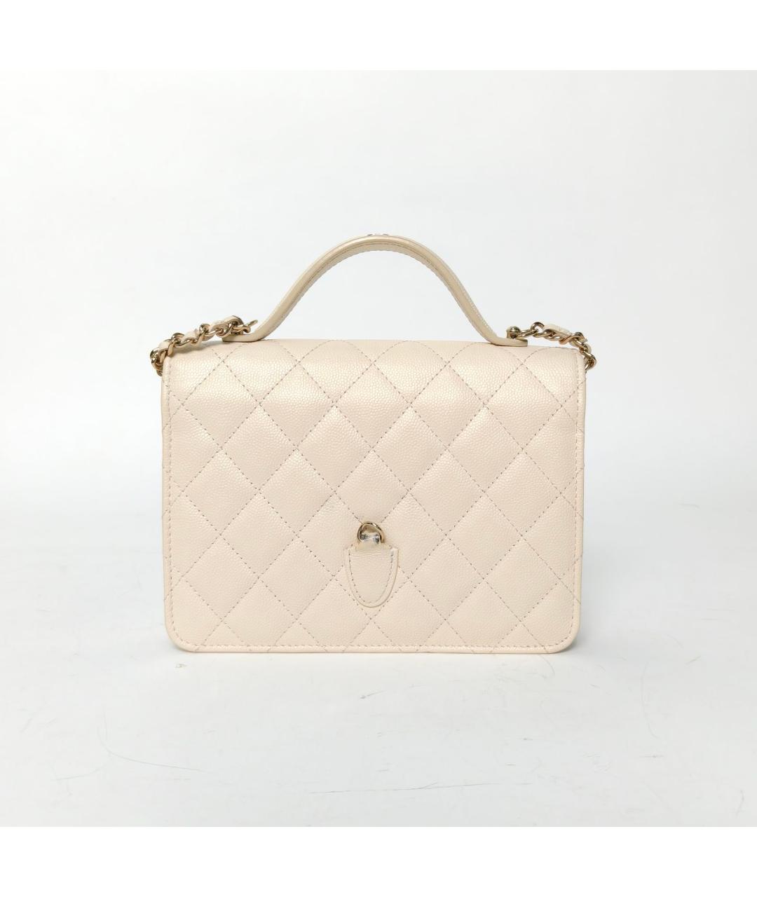 CHANEL Кожаная сумка через плечо, фото 4