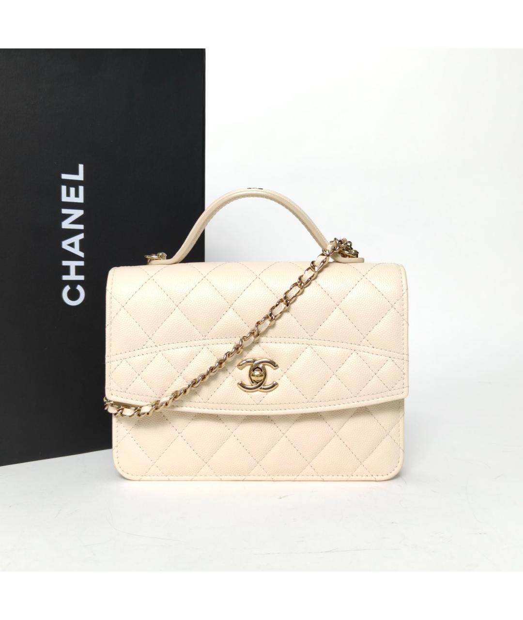 CHANEL Кожаная сумка через плечо, фото 9