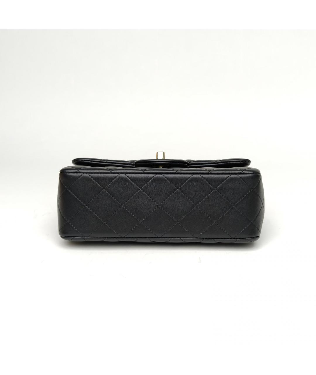 CHANEL Черная кожаная сумка через плечо, фото 6