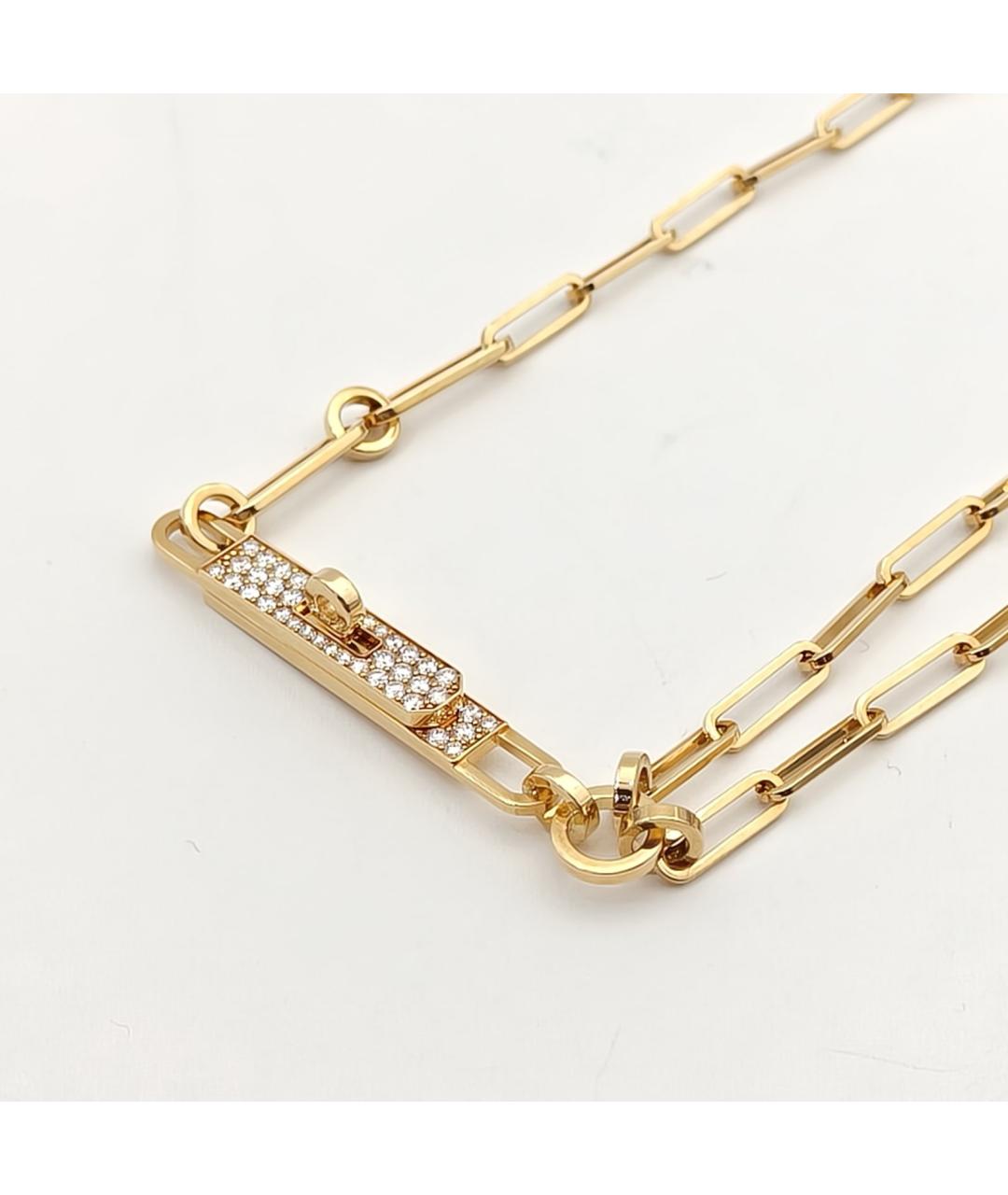 HERMES Золотое колье из розового золота, фото 4