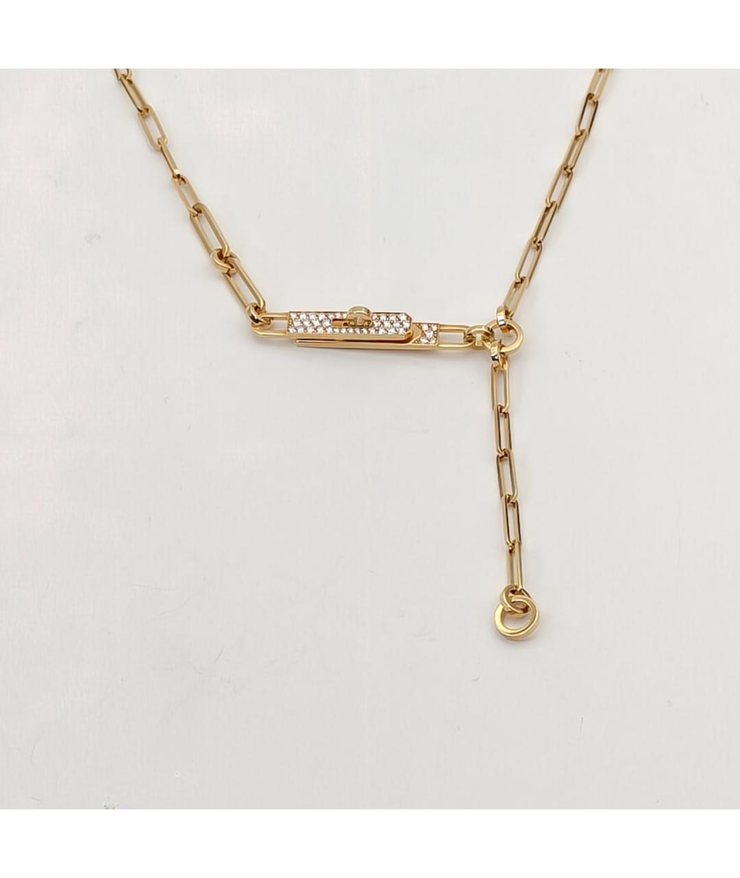 HERMES Золотое колье из розового золота, фото 3