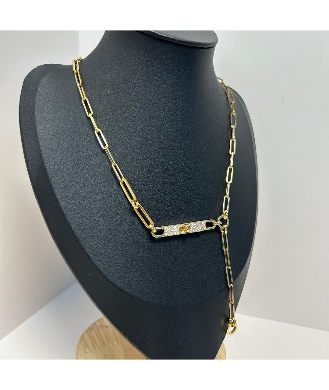 HERMES Золотое колье из розового золота, фото 9