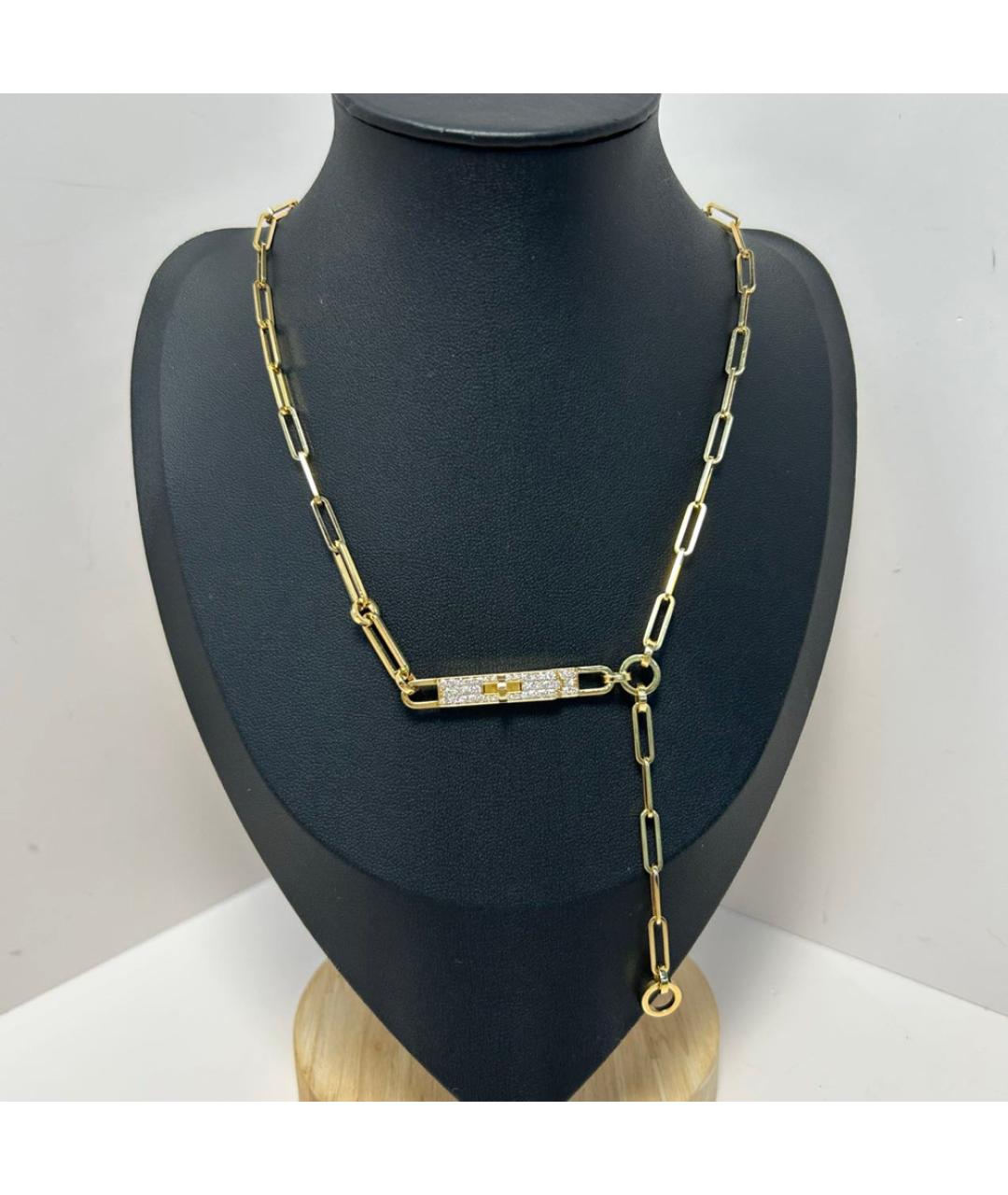 HERMES Золотое колье из розового золота, фото 8