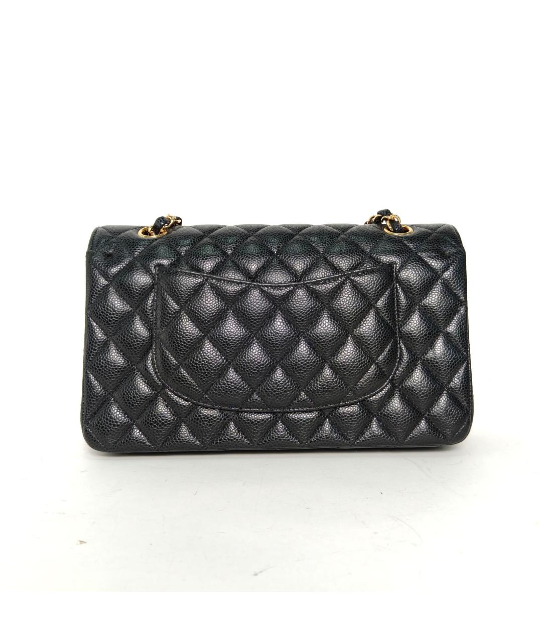 CHANEL Черная кожаная сумка через плечо, фото 4