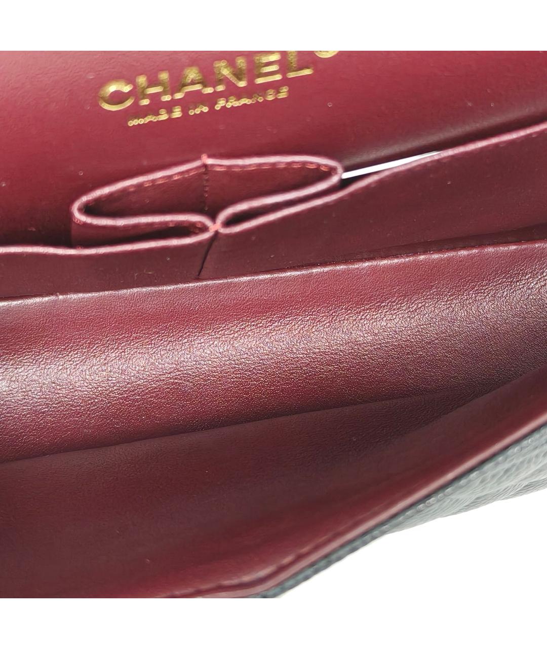 CHANEL Черная кожаная сумка через плечо, фото 8