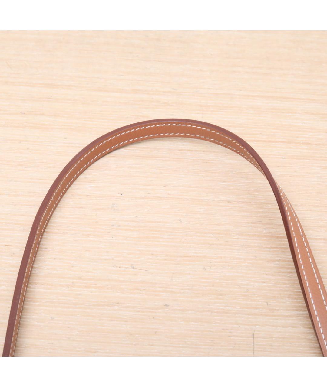 HERMES Коричневый кожаный кошелек, фото 9