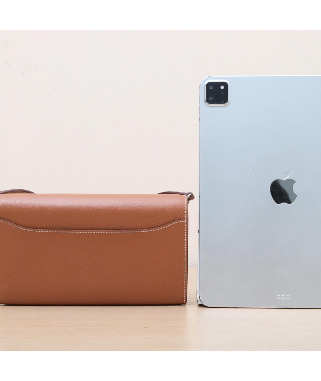 HERMES Коричневый кожаный кошелек, фото 7