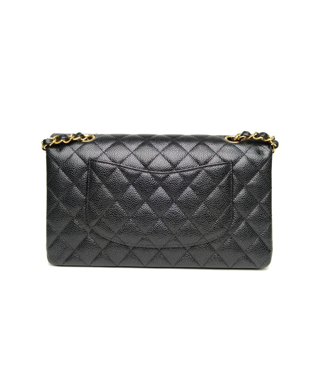 CHANEL Черная кожаная сумка через плечо, фото 4