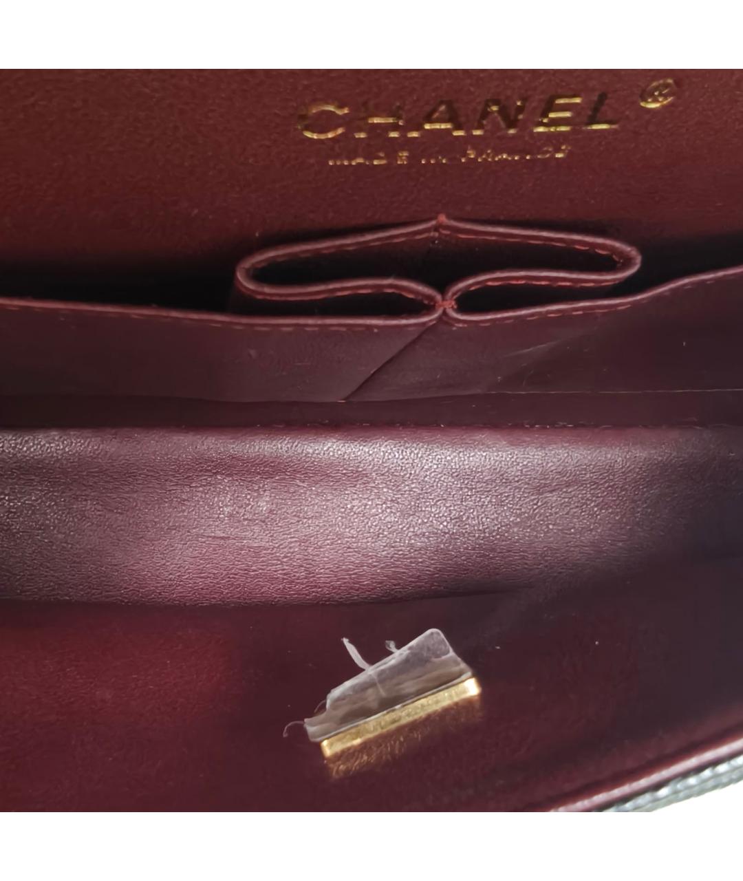 CHANEL Черная кожаная сумка через плечо, фото 7