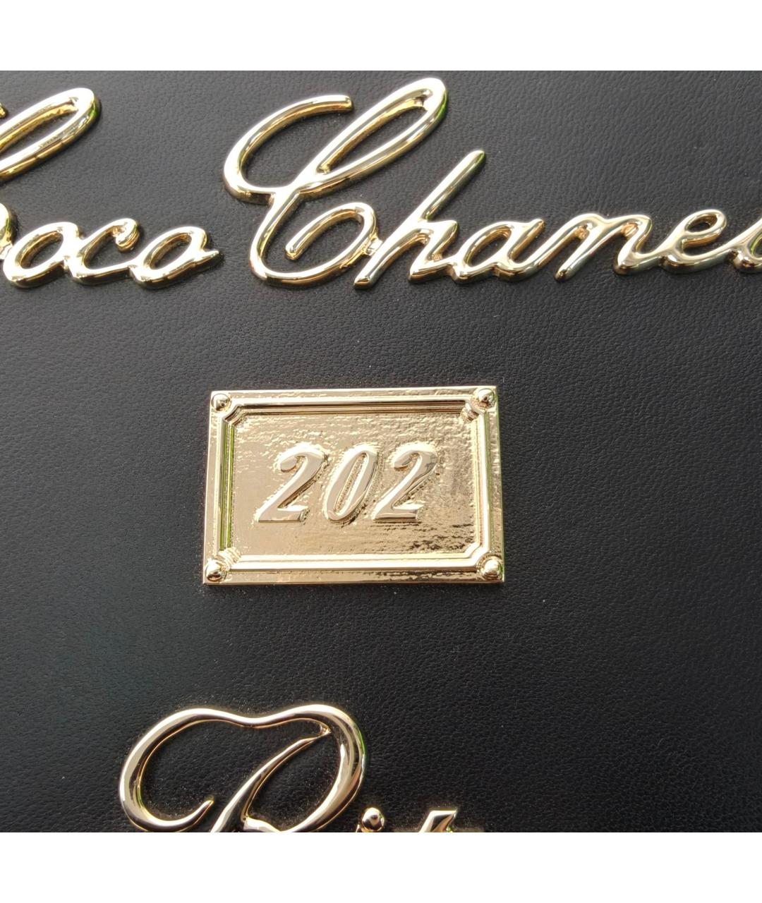 CHANEL Черная кожаная сумка через плечо, фото 7