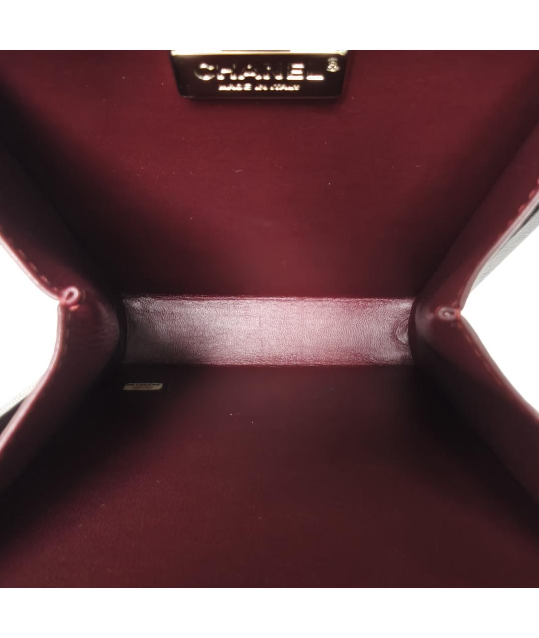 CHANEL Черная кожаная сумка через плечо, фото 8