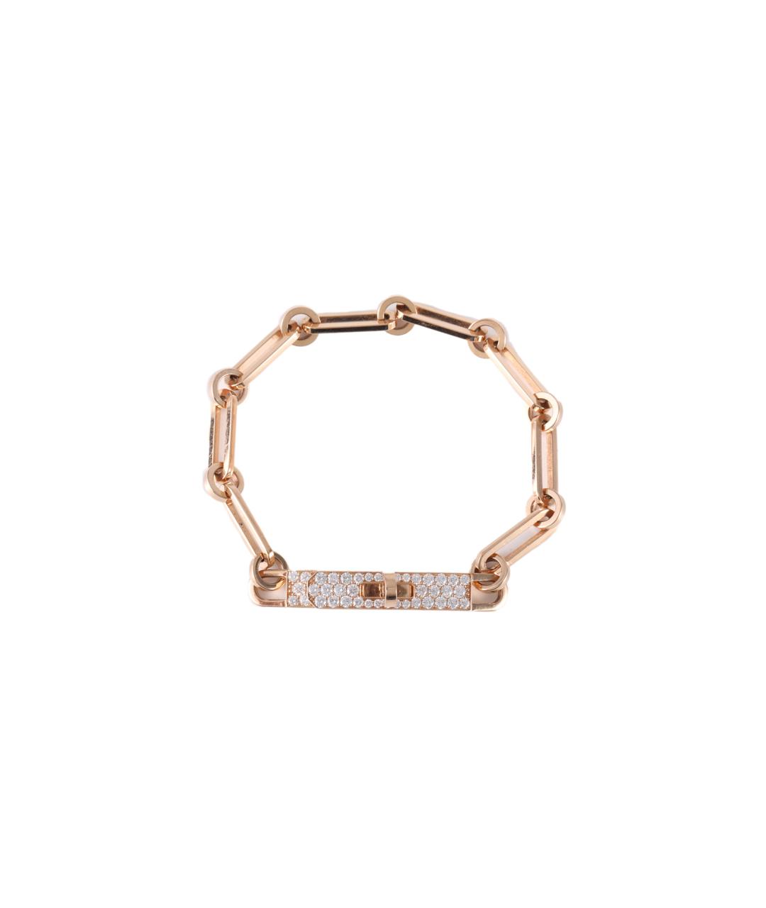 HERMES Золотой браслет из розового золота, фото 1