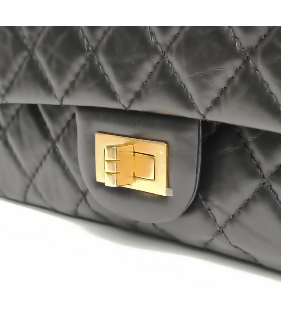 CHANEL Черная кожаная сумка через плечо, фото 7