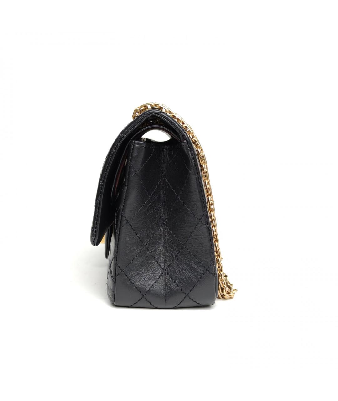CHANEL Черная кожаная сумка через плечо, фото 3
