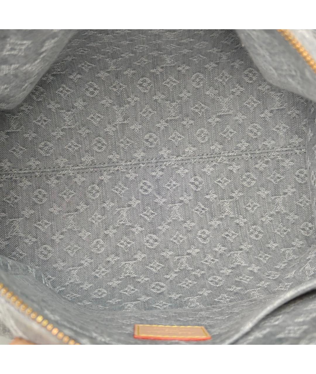 LOUIS VUITTON Серая деним сумка через плечо, фото 7