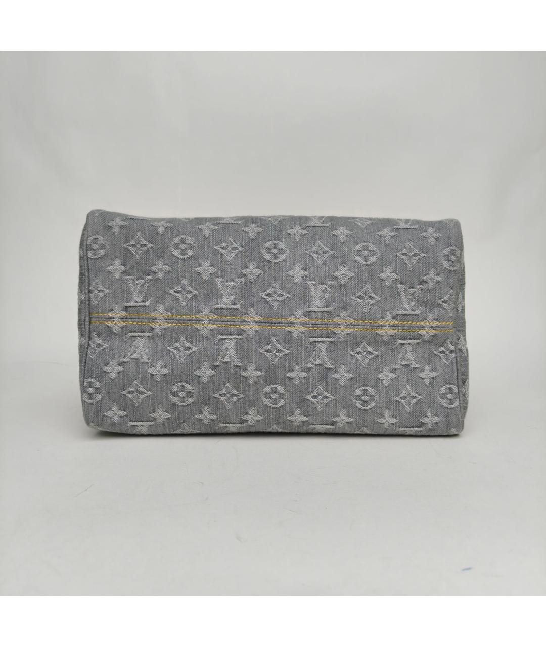 LOUIS VUITTON Серая деним сумка через плечо, фото 5