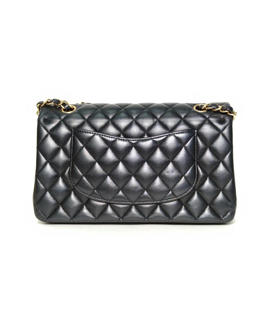 CHANEL Черная кожаная сумка через плечо, фото 4