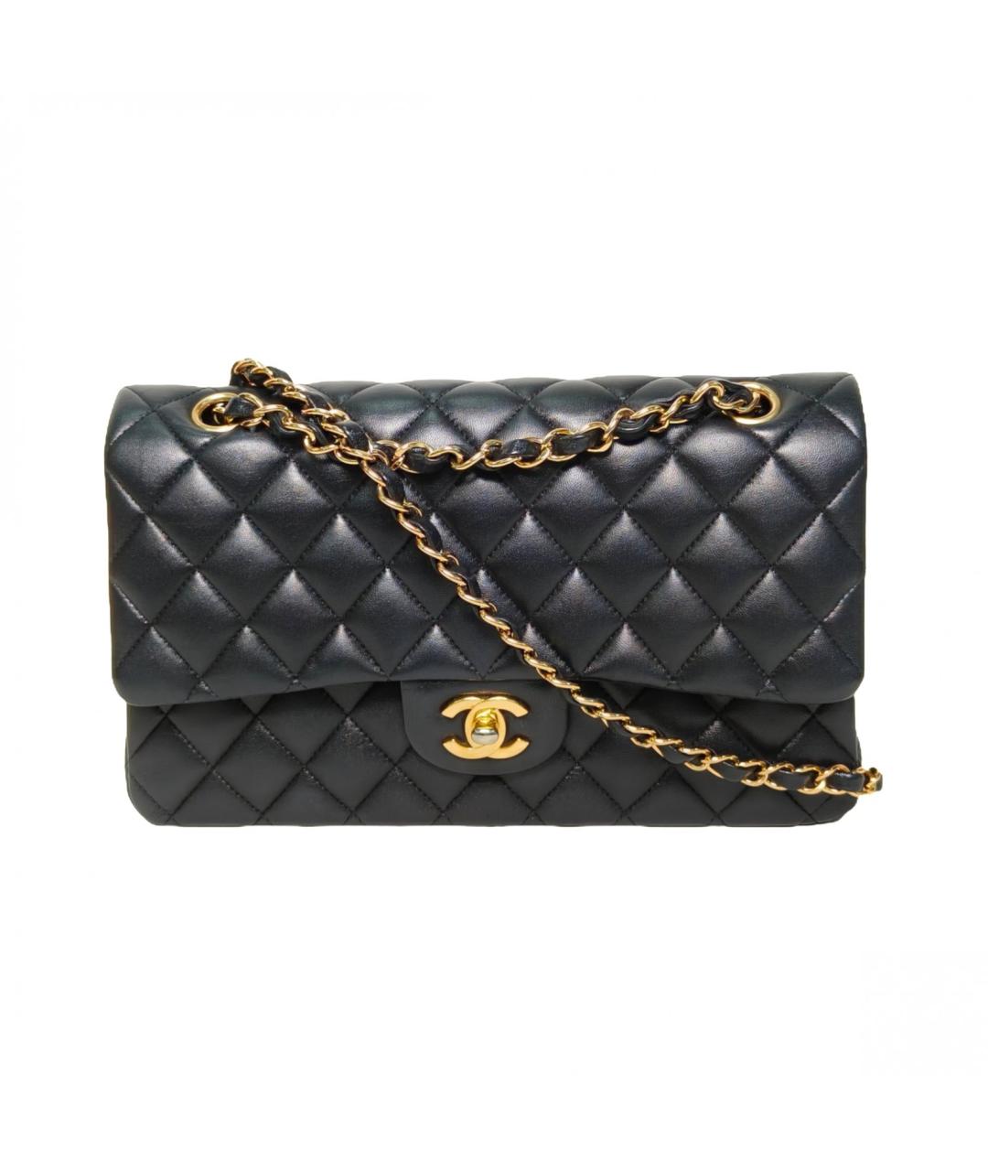 CHANEL Черная кожаная сумка через плечо, фото 2