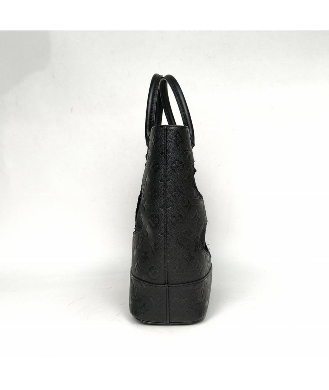 LOUIS VUITTON Черная кожаная сумка через плечо, фото 3
