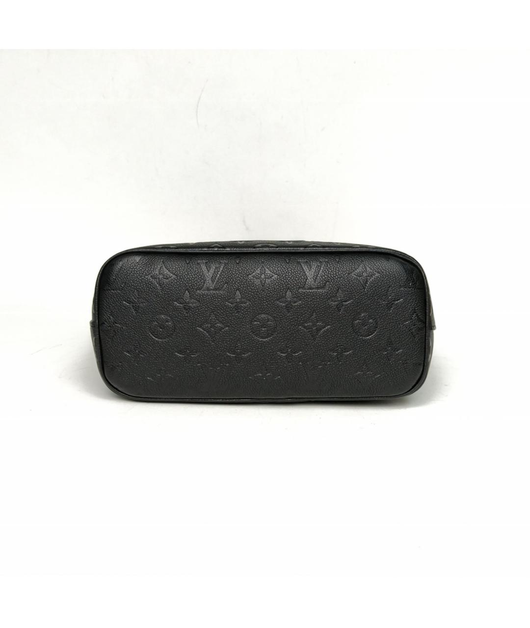LOUIS VUITTON Черная кожаная сумка через плечо, фото 6