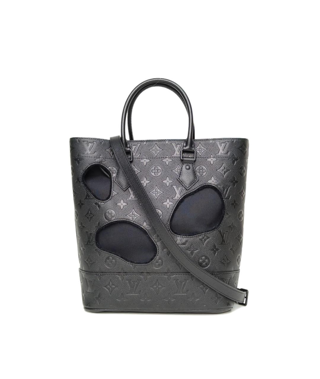 LOUIS VUITTON Черная кожаная сумка через плечо, фото 1