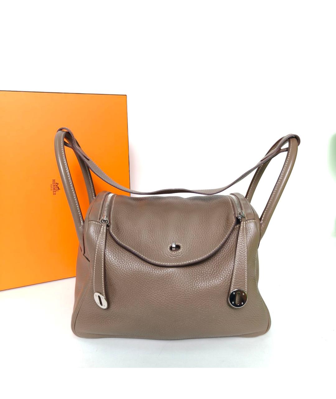 HERMES Кожаная сумка через плечо, фото 9