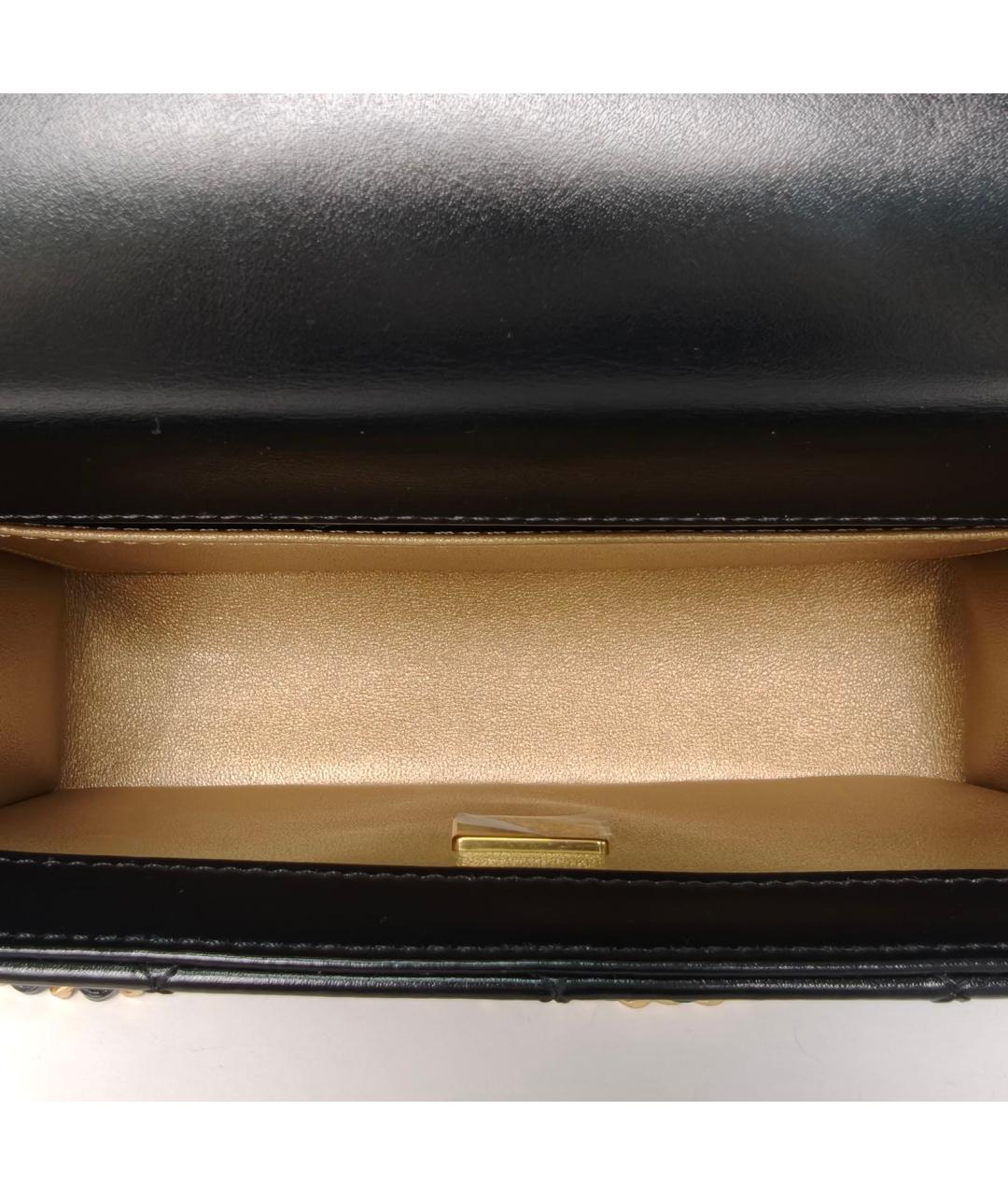 CHANEL Черная кожаная сумка через плечо, фото 7