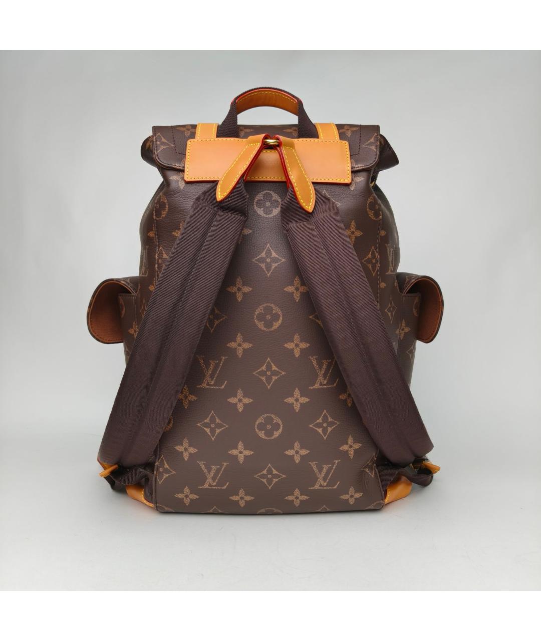 LOUIS VUITTON Коричневый рюкзак, фото 4