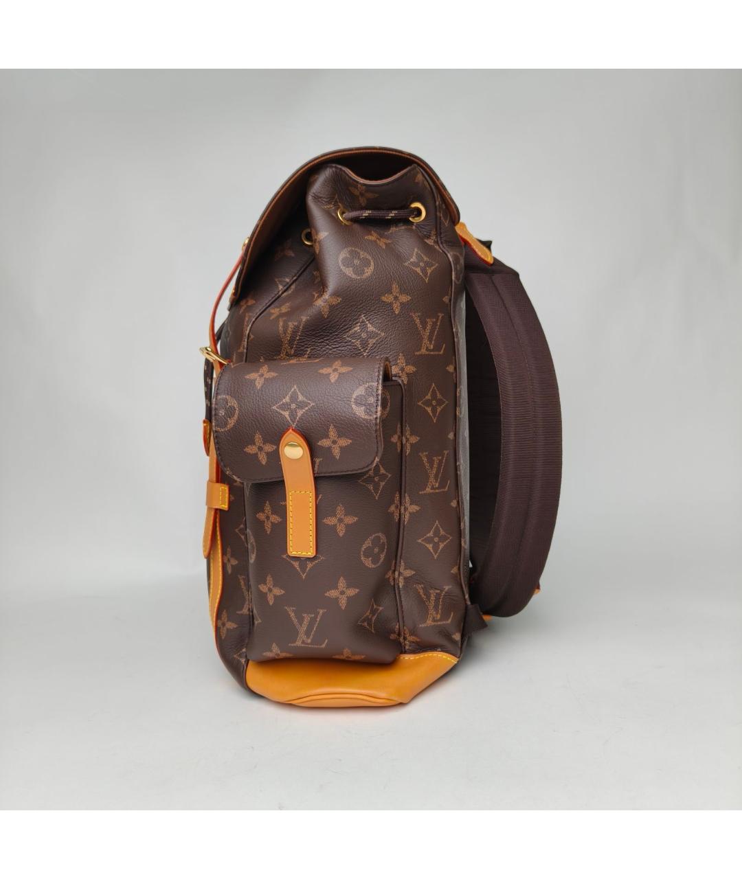 LOUIS VUITTON Коричневый рюкзак, фото 3