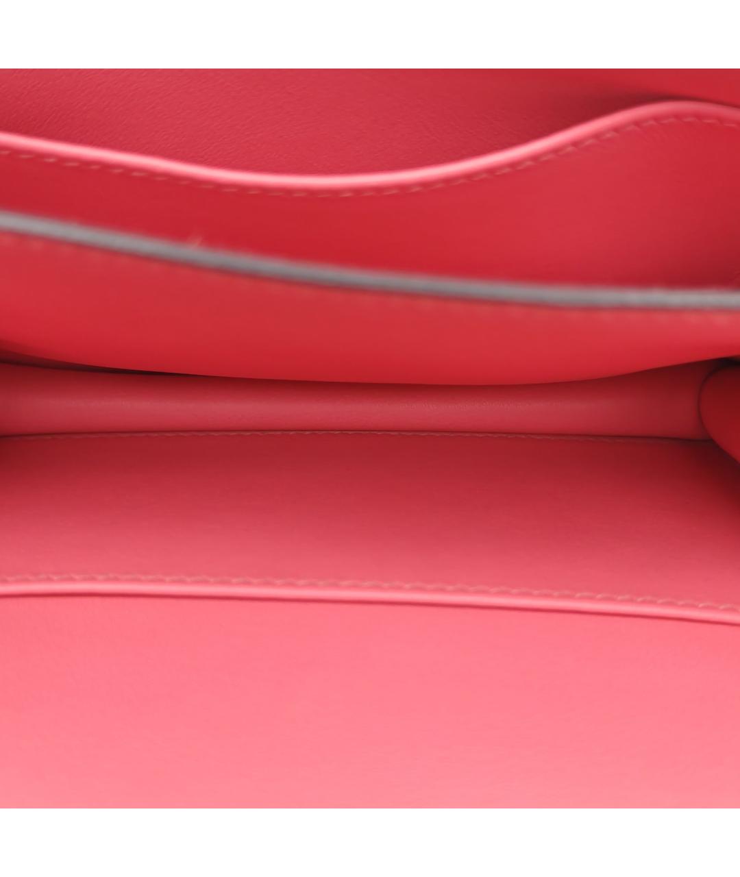 HERMES Розовая кожаная сумка через плечо, фото 7