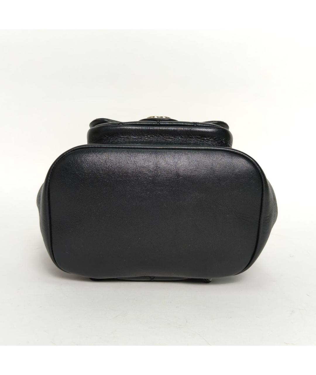 CHANEL Черный кожаный рюкзак, фото 6