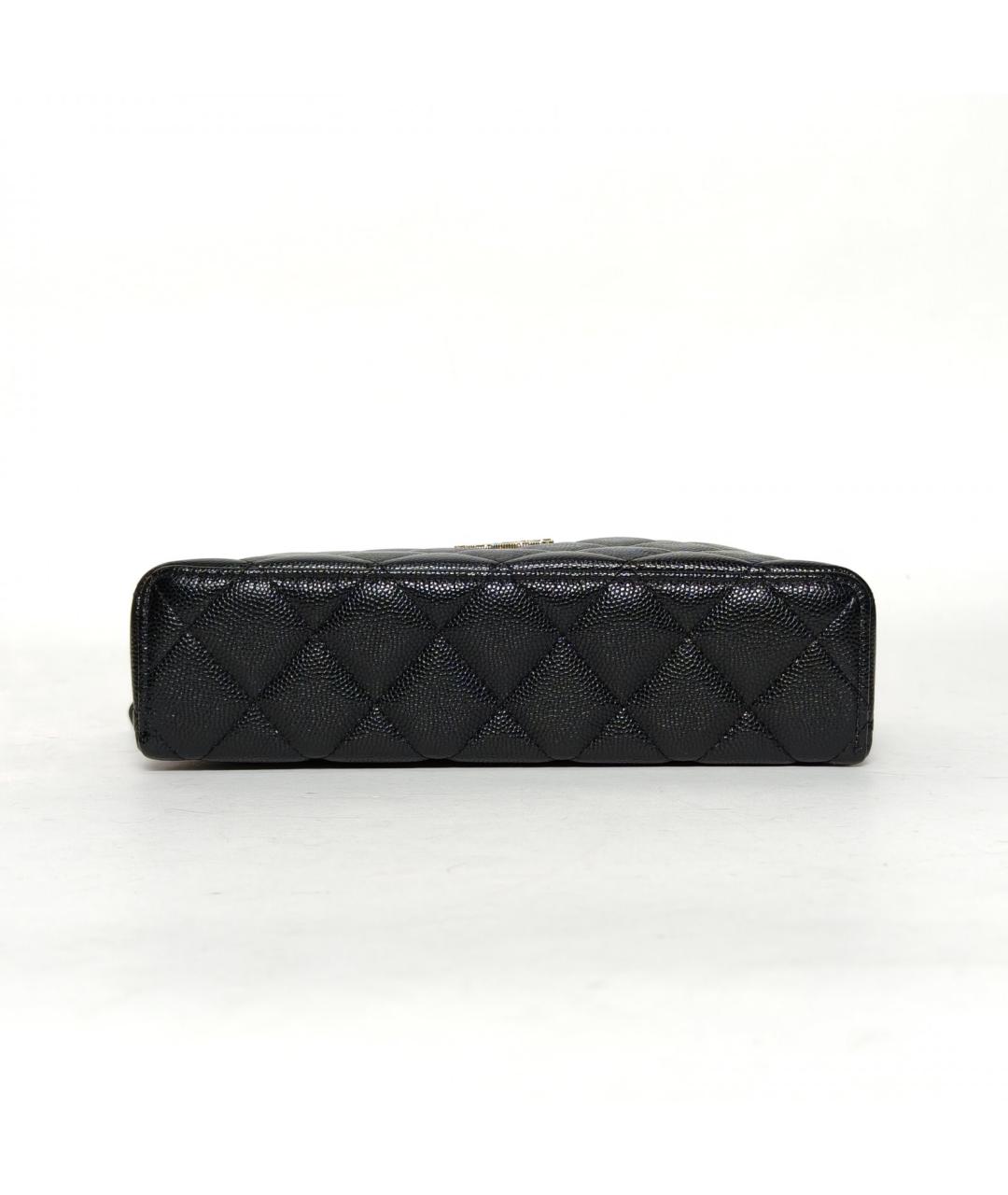 CHANEL Черная кожаная сумка через плечо, фото 6