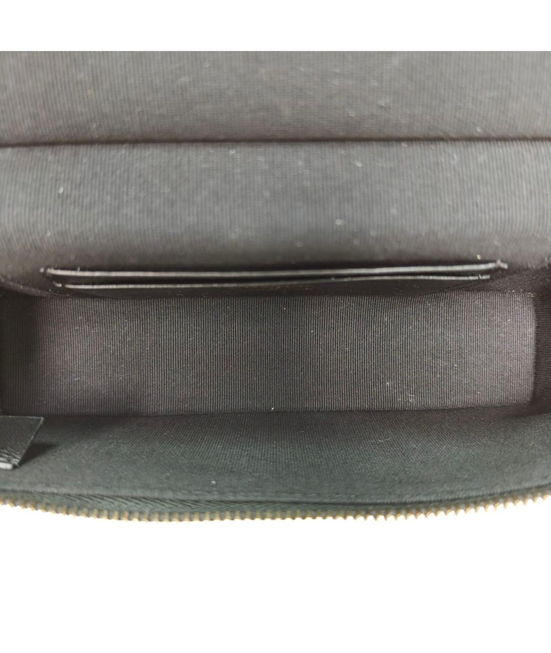 CHANEL Черная кожаная сумка через плечо, фото 8