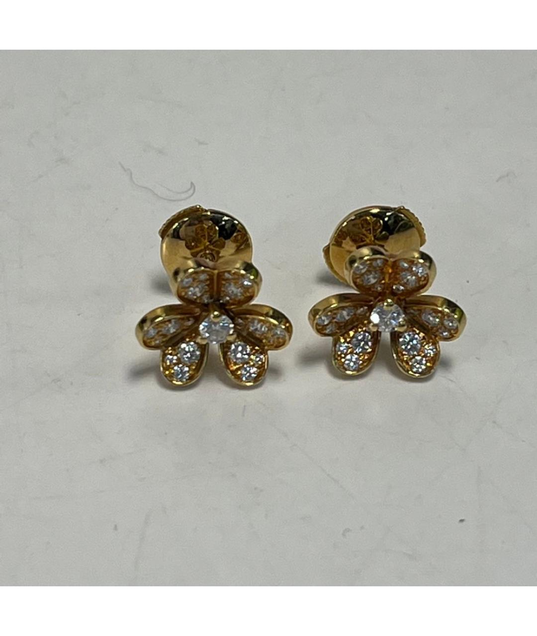 VAN CLEEF & ARPELS Золотые серьги из желтого золота, фото 2