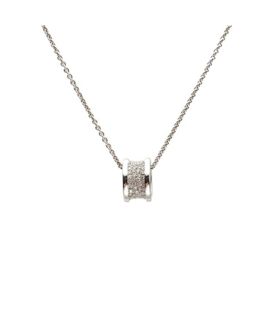 BVLGARI Серебряное колье из белого золота, фото 1